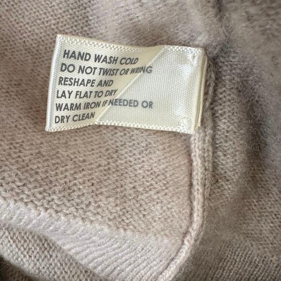 White + Warren 100% Cashmere Colorblock Cardigan - XS - Picture 7 of 7